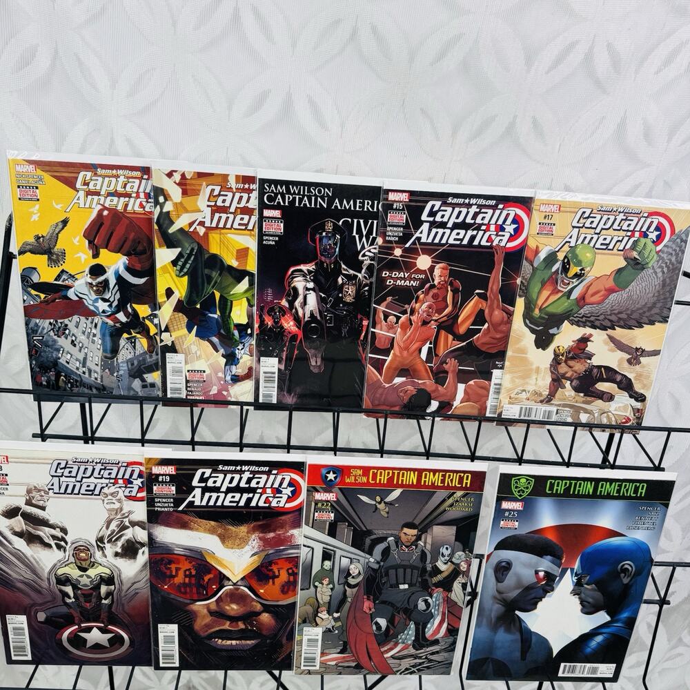 Sam Wilson Captain America 1 4 12 15 17-19‎ 22 25 Lot Key 1st Rayshaun Lucas